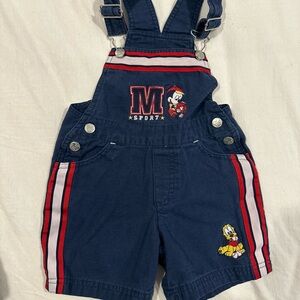 Vintage Mickey & Co Sport Shortalls — 24M